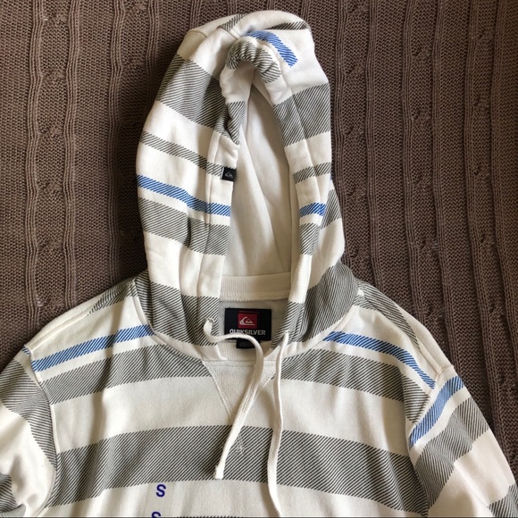 NWT Quicksilver | Striped Pullover Hoodie - Picture 5 of 5